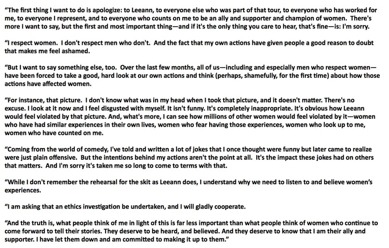 Illustration for article titled Shitty Male Apologies From This News Cycle, Ranked